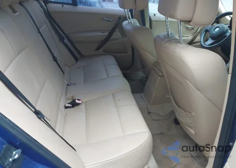 2008 BMW X3 3.0Si from USA, damaged, VIN WBXPC93408WJ03276